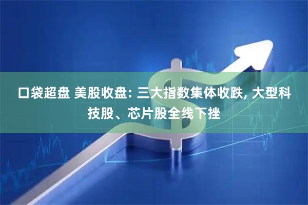 口袋超盘 美股收盘: 三大指数集体收跌, 大型科技股、芯片股全线下挫